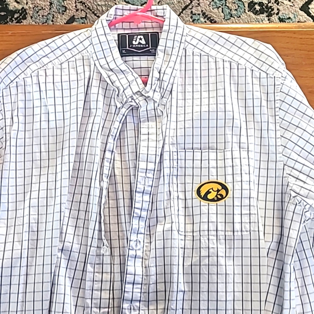 J America University of Iowa dress shirt